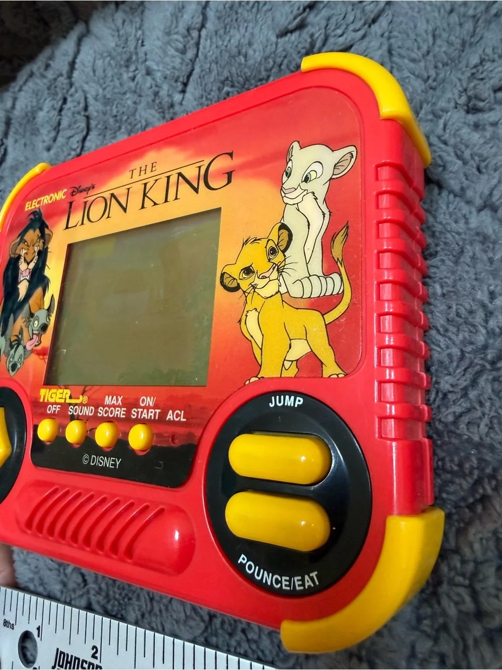 Vintage 1994 Tiger Electronics The Lion King Handheld Game - Working